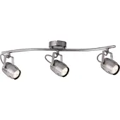 Paulmann Spotlamp Gamma LED, 3x3,5W, GU10, 230V, geborsteld nikkelmetaal