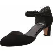Jana 8-8-24460-20 Bandschoenen | Maat 40 Dames Zwart