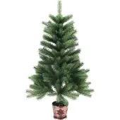 Prolenta Maison Exclusive - Kunstkerstboom, natuurgetrouwe naalden, 65 cm, groen