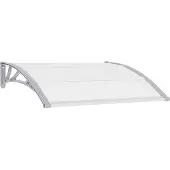 Syfax Deurluifel 120x75 cm PC grijs en transparant