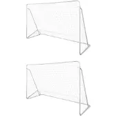 Syfax Voetbalgoals 2 st 240x90x150 cm staal