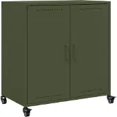 Syfax Dressoir 68x39x72 cm staal olijfgroen