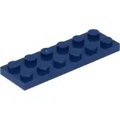 LEGO 2x6 Platte steen 3795 - 50 stuks, donkerblauw