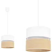 Light11 HOME Hanglamp, plafondlamp, lampenkap 20 cm, wit