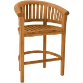 Teako Design Barkruk Avellino, afmetingen 55 x 78 x 113 cm