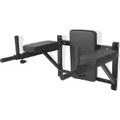 Syfax Dipstation fitnessapparaat wandgemonteerd zwart
