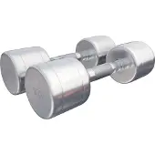 Gorilla Sports Dumbellset 16 kg (2 x 8 kg) Chroom