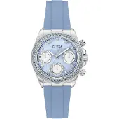 GUESS Analoog horloge 'VICTORIA' blauw