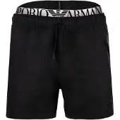Emporio Armani Zwemshorts zwart / wit