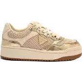 GUESS Sneakers laag 'Miram' beige / goud