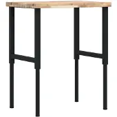 Syfax Werkbank rechthoekig 80x60x(73-99,5) cm massief acaciahout