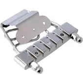 Fazley 10614 staartstuk voor gitaar chrome