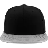 Flexfit Pet 'Metallic Visor' zwart / zilver