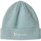 Champion Beanie met brede omslag en logostitching