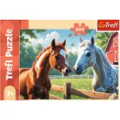 Trefl legpuzzel paarden - 200 stukjes - kleurrijk speelgoed voor kinderen.
