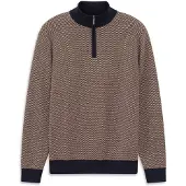 Bugatti Trui marine / oranje / wit