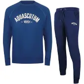 Aquascutum Old School Crewneck Marineblauwe Trainingspakset