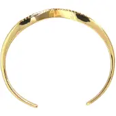 Nialaya Boog Vleugel Manchet Skyfall Goud CZ 925 Armband