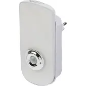 Brennenstuhl 1173240, Nachtlampje voor stopcontact, Wit, Wit, IP20, LED, 120°