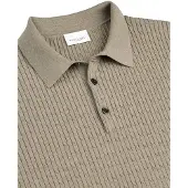 Profuomo Regular Fit Polo shirt Korte mouw beige