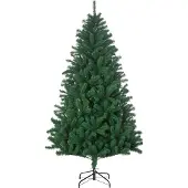 HOMCOM Kerstboom PVC, PE, Metaal Ø120 x 180H cm Groen