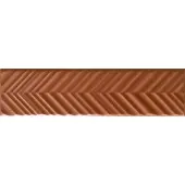 Valence Technology Mundo wandtegel 5x20cm mat terracotta met visgraat