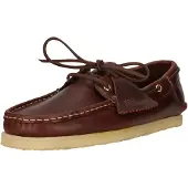 Clarks Clarksvoor mannen. 26186503 Godney Boot Leer Boten bruin (44.5), Plat, Veters, Casual, Klassiek