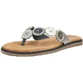 Lazamani Teenslipper zilvergrijs / parelwit