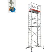 Krause ClimTec steigertoestel, 7 meter, inclusief verrijdbare wielen met diameter 150 mm, verstelbaar