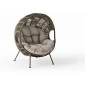 Suns Nuna Egg lounge tuinstoel aluminium/koord incl. kussen