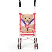 Baby Born - Stroller with Bag Pink (840665)