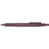 Rotring 600 balpen | Medium punt | Zwarte inkt | Pen met volledig metalen omhulsel | Chocolate Truffle | Antislip gekartelde grip en zeshoekige huls | Navulbaar