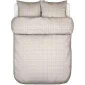 Marc O'Polo Dekbedovertrek Loke Oatmeal Satijn-240 x 200 / 220 cm | Lits-Jumeaux