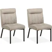 MX Sofa Eetkamer stoel Jagger - Sand (set van 2 stuks)