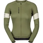 SCOTT Jersey Woman Endurance PRO LS Hay gn/co