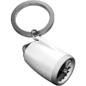 Metalmorphose Sleutelhanger Airline Engine - Vliegtuig Straalmotor