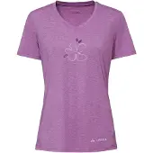 Vaude - Women's Skomer Print T-Shirt III - T-shirt 44, purper