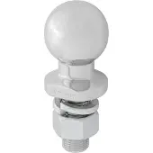 Proplus Trekhaakkogel 50 mm M22 recht staal zilver