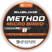 Nytro Sublime X8 Method Microbraid 50m - Maat : 0.04mm