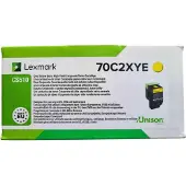 Lexmark Origineel Tonercartridge 70C2XYE Geel