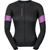 SCOTT Jersey Woman Endurance Pro LS Black liquid Purple
