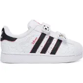 Adidas Sneakers 'Disney Superstar II Comfort Closure' ecru / rood / zwart / wit