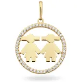Glow - 14K Gouden Bedel Voor Dames