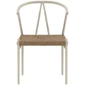Ebuy24 Alfons tuinstoel beige.