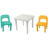 DOLU Kindertuinset: tafel en 2 stoelen