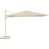 Platinum Challenger zweefparasol T2 premium 2,6x3,5 m sandstone frame champagne doek -