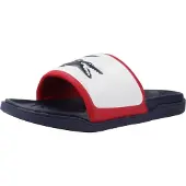 Lacoste Badslippers met logoprint model 'SERVE SLIDE 1.0 '