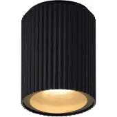 Nordlux Buitenverlichting , Kyklop Ripple, dimbare, Zwart, Terras, Aluminium, Modern