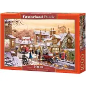 Castorland Vintage Winterland – Puzzel – 1.000 stukjes – Satijnen afwerking – Perfecte pasvorm – Europese kwaliteit