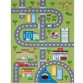 Tapis.fr Kindertapijt Bini groen 200x290 cm